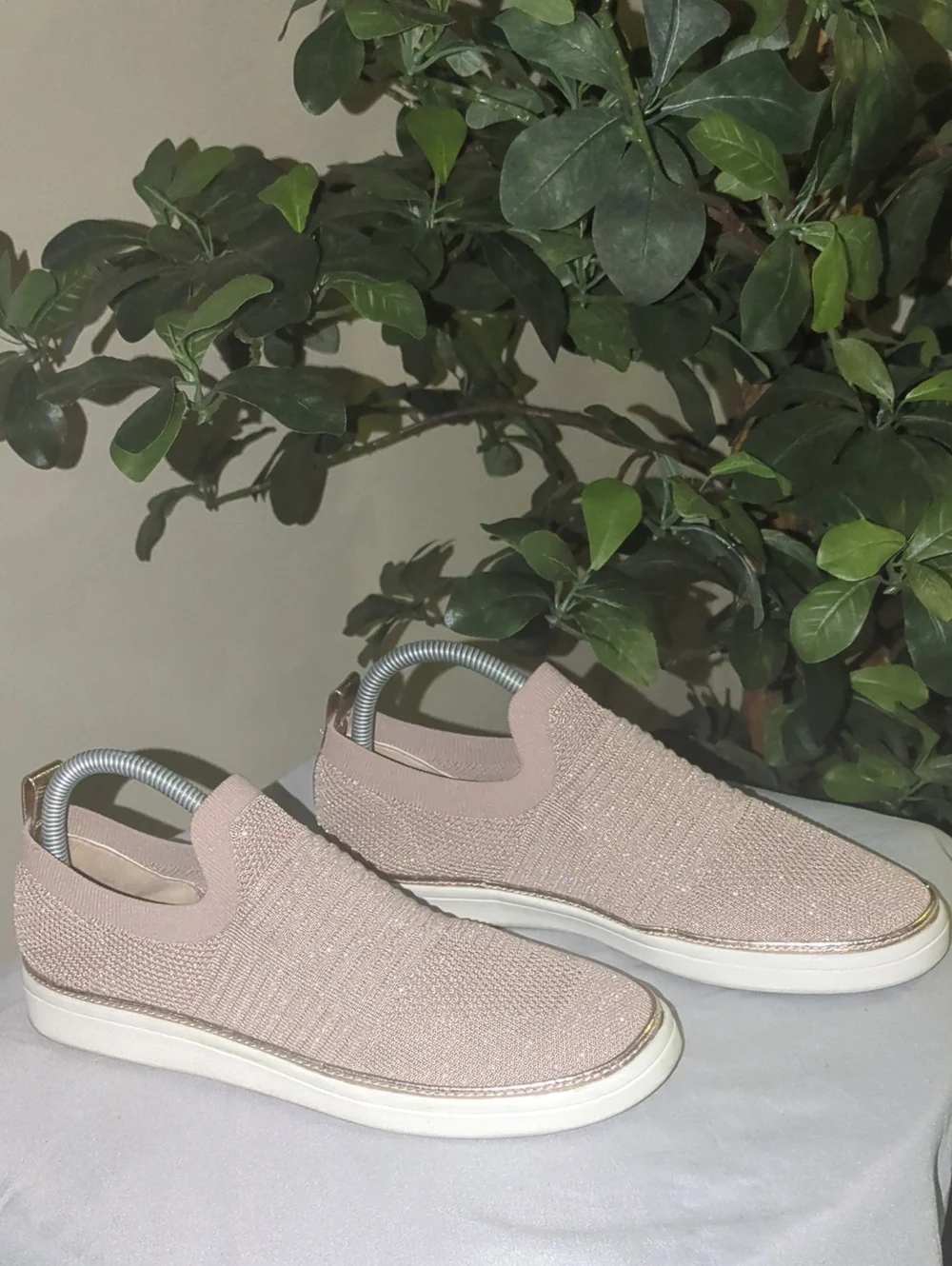 LifeStride Women's Slip-On Knit Sneakers - Blush